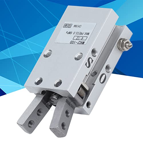 0.15-0.6MPa Double Acting 2 Claws Air Gripper Pneumatic Cylinder 10mm Bore Diameter Parallel Style Finger Small Manipulator,Industrial Robots and Accessories