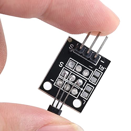 Hall Effect Magnetic Sensor, 10 Pieces KY-003 Hall Effect Magnetic Sensor Module for Speed Counting / Smart Car / Position Detection