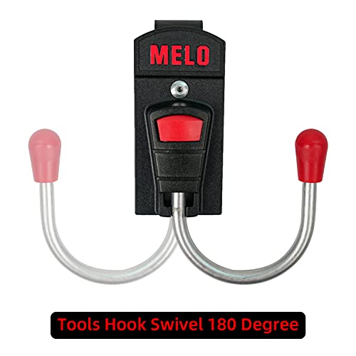 MELOTOUGH Tool Holster Cordless Drill Holster/Hook Single Unit (Red 2pcs and Yellow 1pcs)