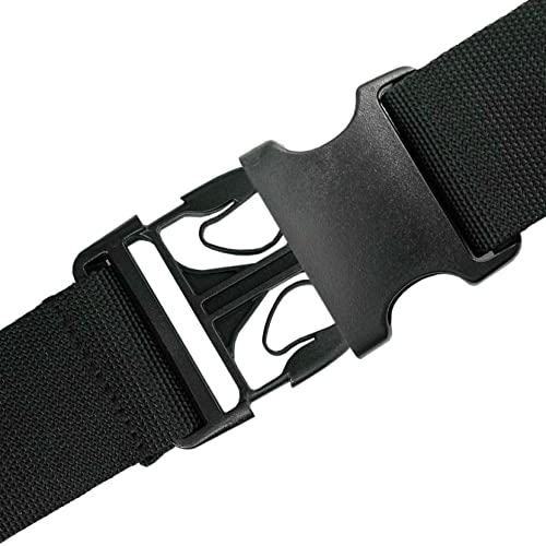 MELOTOUGH Tool Web Work Belt Buckle 2" inch Wide belt Black Simple Style for Woodworkers and Contractors+ Carpenter Tool Pouch with 10 Pockets,Electrician Tool Pouch