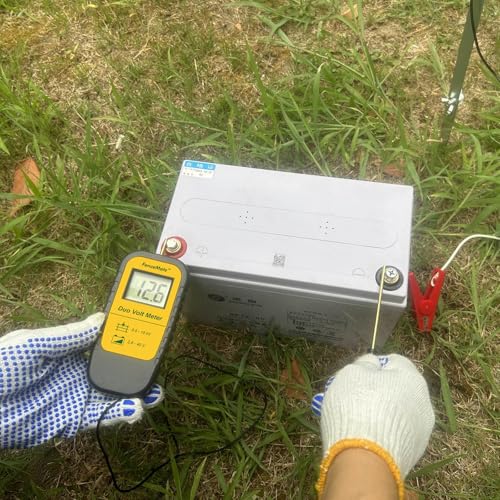 FenceMate Digital Duo Volt Meter to Check Voltage of Fence Charger&Battery
