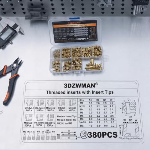 Vertical Heat Set Insert Tool Press for Plastic Parts & 3D Print Components ZW12H+