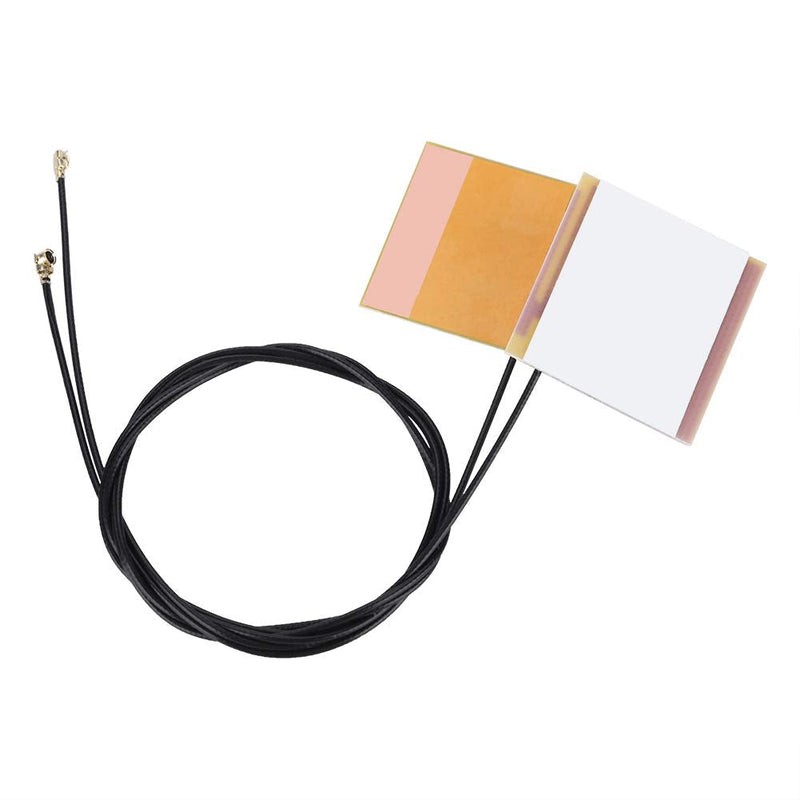 Zerone Mini PCI/IPEX Pigtail Network Antenna Cable, G1 Built-in Antenna for Notebook 2.4G/5G Stable 46cm, 2Pcs