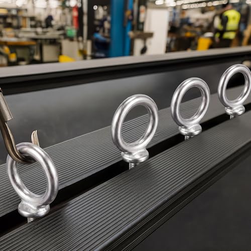 Hicarer 40 Pack Lifting Ring Shoulder Eye Bolt Machinery, 1/4"-20 x 1 UNC 1/4"-20 x 1" Unc