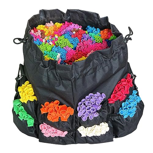 Balloon Tool Organizer - Wide Mouth Tool Storage Bag for Clown Show Crafts