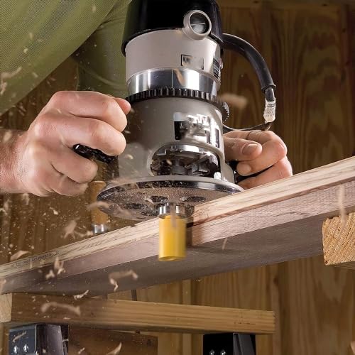 TOTOWOOD Router Bit Set ,Tungsten Carbide Router Bits Set 1/4 Shank,35 Piece Router Bit Kit for DIY, Woodworking Project,American Router Bit Set with Premium Aluminum Carry Storage Case (35pcs) 35pcs