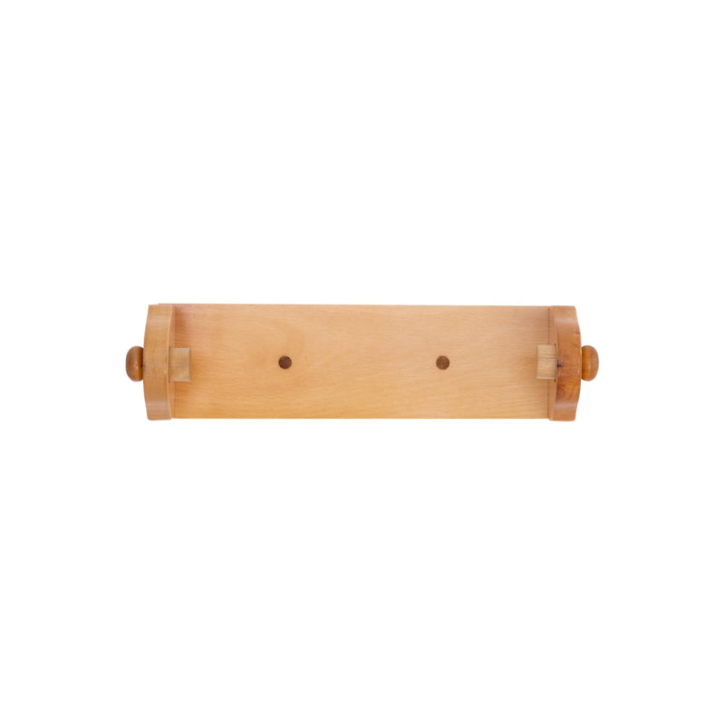 Design House Dalton Paper Towel Holder, Wall Mount, Easy Installation, Wood, Honey Oak, Durable, 13.4 in, 13.75 in W x 4.6 in L x 3.5 in H, Item 561233