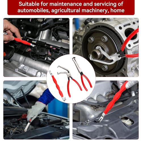Car Plug Remover Set, 3-Piece Car Connector Separator Set, Universal for Car Repair, Gentle and Quick Disconnection of Electrical Connections, for Car Repair