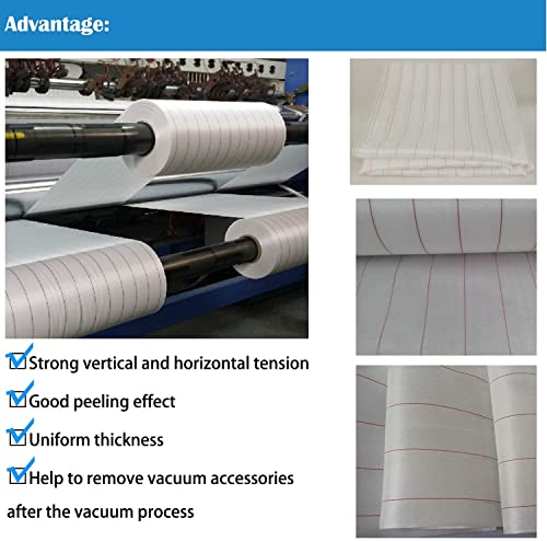 Peel ply (40"x400") for Glass Fiber Vacuum Infusion Process Bagging Tools for Hand Lay-up High Temperature Resistant