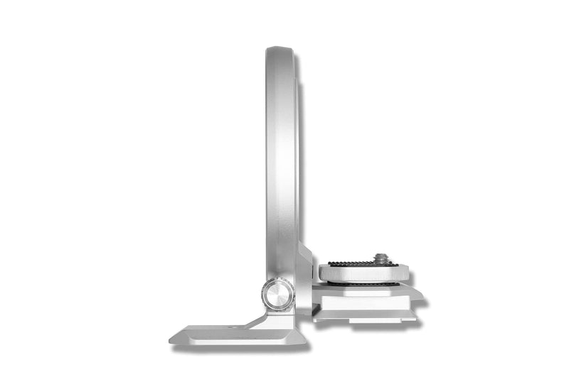 Silence Corner Atoll Heightening Plate - Silver - Pro Accessory for Mounting More Compact Camera Bodies to Atoll Rotating Collar - Compatible with All Models (S/C/D) - Height Extension Mount