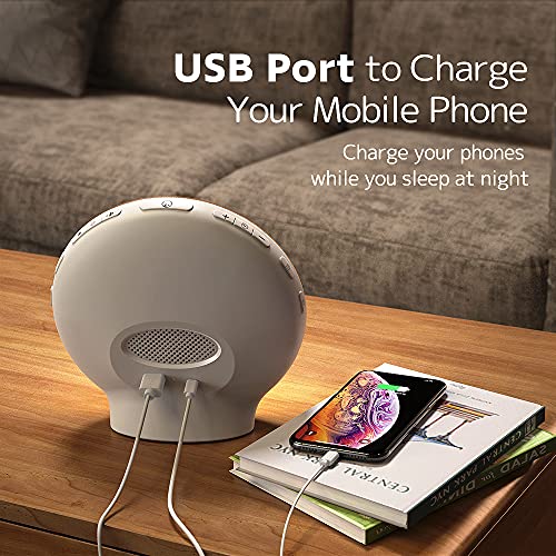 Dekala Sunrise Alarm Clocks for Bedrooms, Wake Up Light with Sunrise Simulation, Clock Radio Dual Alarms & Natural Sounds, Snooze & Sleep Aid, FM Radio, 7 Colors Night Light Classic Version