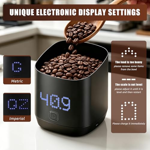 Scales with Timer, Mini Coffee Weighing Scales, for Coffee Lover Gifts