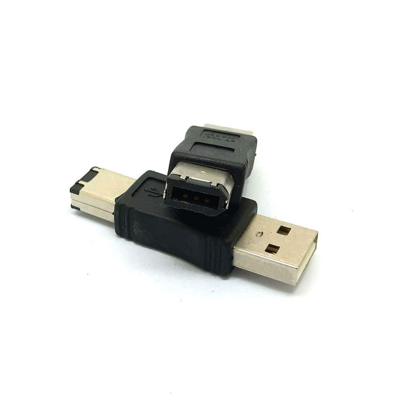 Firewire IEEE 1394 6 Pin Male to USB A Male Convertor Jack M/M Adapter IEEE 1394 Male to USB Male