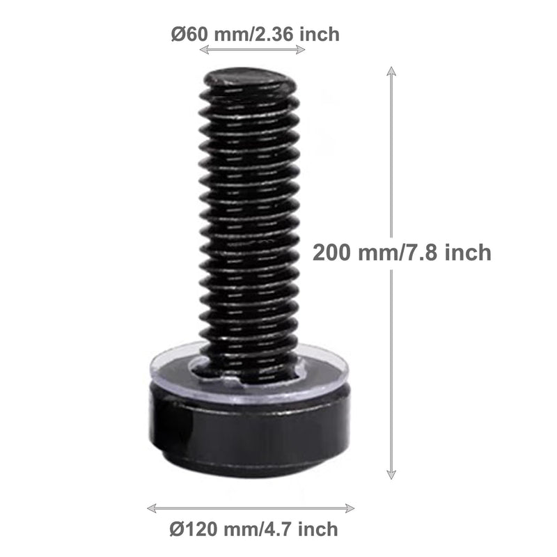 60 Pack M6 x 20 mm Server Rack Screws Computer Rack Mount Screws Cage Nuts and Screws Square Insert Nuts for Audio Server Console Mounting Routers, Shelves, Enclosures, Cabinets