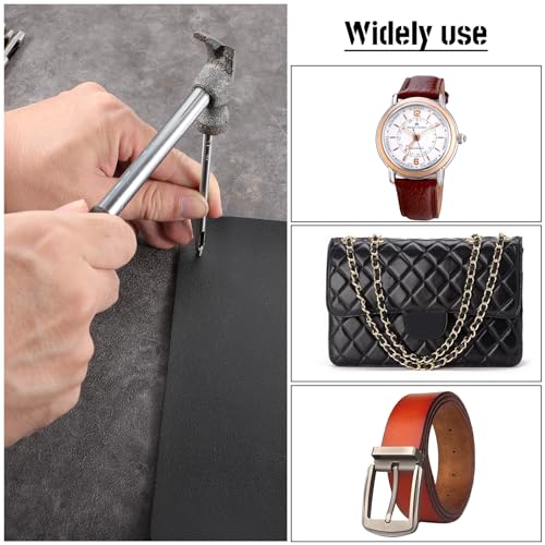 22Pcs Leather Hole Punch Tool 0.5-12mm Circle Hole Punch