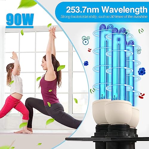 UV Light for AC System, UV-C lamp for Whole House, Germicidal Duct Uv Light Hvac uv light (90, watts)