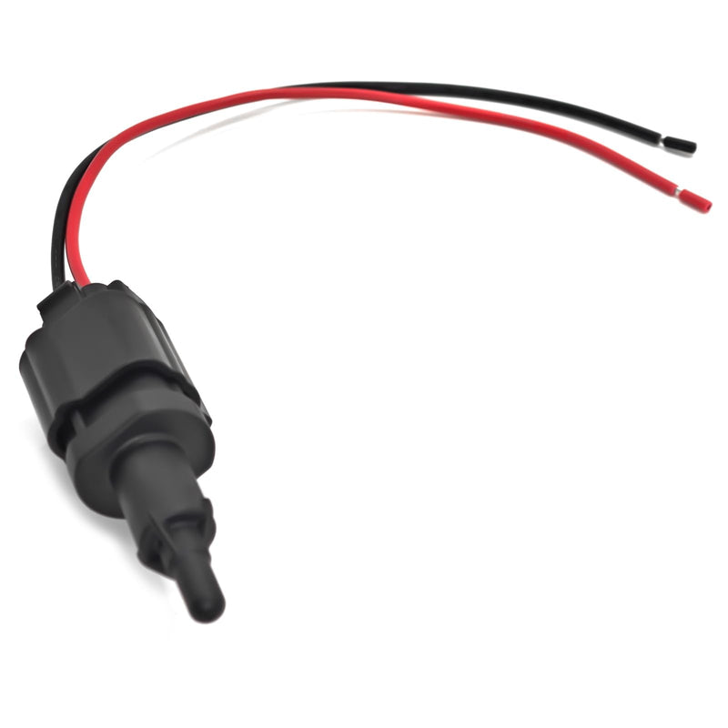 37880-P2A-004 Air Temperature Sensor with Connector Pigtail Harness - Compatible with Honda Civic, Del Sol, Insight - Replacement 37880P2A004 37880P2RA01 37880PA2004 37880-P2R-A01 37880-P2A-004