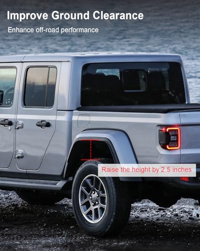 2 Inch Front Spring Spacer Set Fit for Jeep Wrangler Gladiator 2007-2024