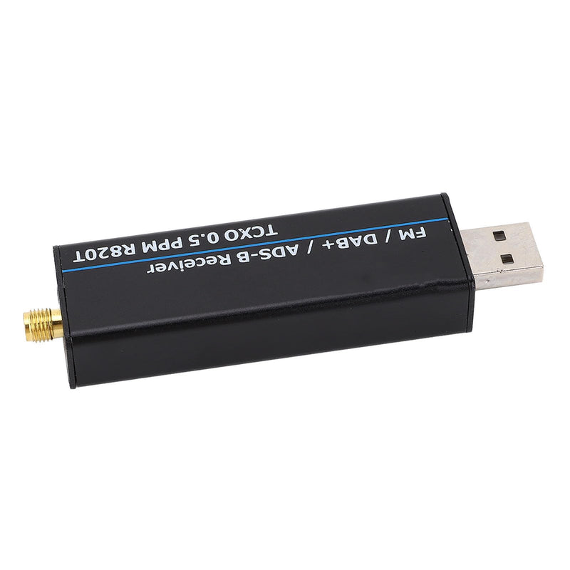 RTL SDR Receiver Full Band Aluminum Enclosure and 2 Antennas Receiver Radio Receiver Software Defined Radio (100kHz-1.7GHz)