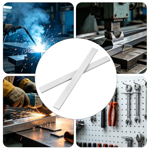 Aluminum Flat Bar, 6061 Aluminum, 12 x 1 x 1/4 Inch, 12 Pcs, for Industry DIY Crafting