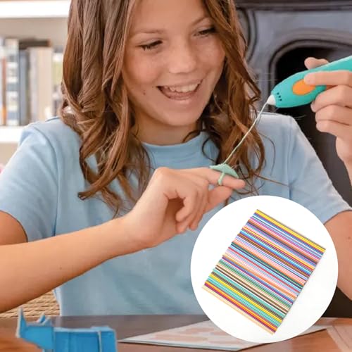 FARYODI 3D Pens Filament for 3Doodler Start+ Pen, 300 Pieces 3D Printing Pens Doodler Pen PCL Filament Refills 2.5mm 20 Colors 20 colours