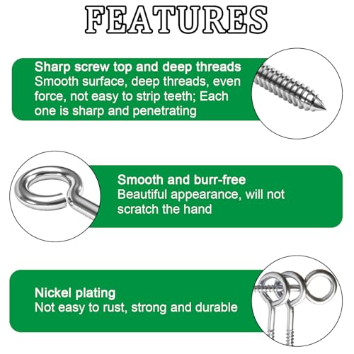 Hex Flange Nuts and Screw Eyes