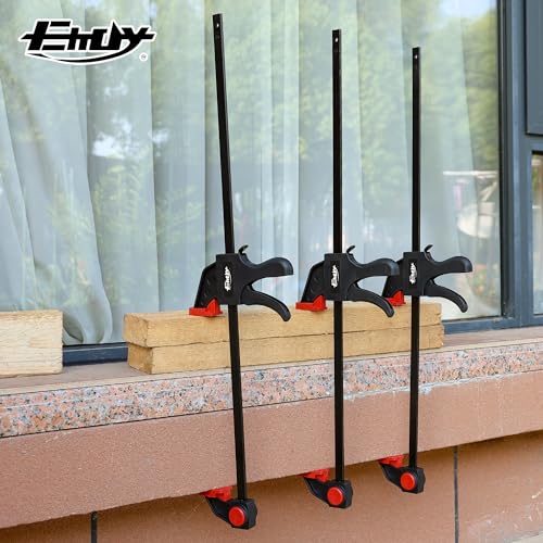 24" Wood Clamps, Medium 170lbs One-Handed Spreader/Clamp, 2PCS