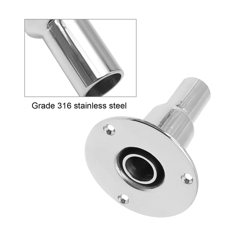 Anxingo 316 stainless steel thru hull/ex-haust fitting 24mm Tube Pipe Socket Hardware For Webasto Eberspacher (Straight) Straight
