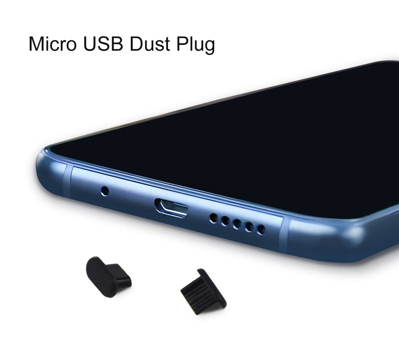 25 PCS Micro USB Dust Plug, Silicone Anti Dust Plug for Micro USB Port, Micro USB Cap Port Cover Anti Dust Protector Micro-USB 25PC