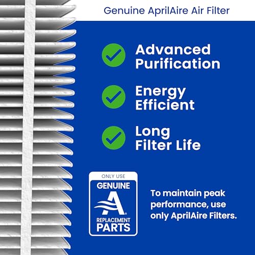 AprilAire 813 Replacement Filter for AprilAire Whole House Air Purifier 2025FG - MERV 13, Healthy Home Allergy, 20x25x4 Air Filter (Pack of 1) Healthy Air 13
