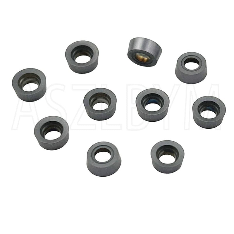 11PCS RCMT060204 MO R3 Round Carbide Inserts Milling Cutter with SRDCN 1212H06 1/2” / 12mm Round Carbide Metal Lathe Tools Indexable Turning Tool Milling Insert Holder Lathe Cutting Tools Srdcn1212h06 + Rcmt060204