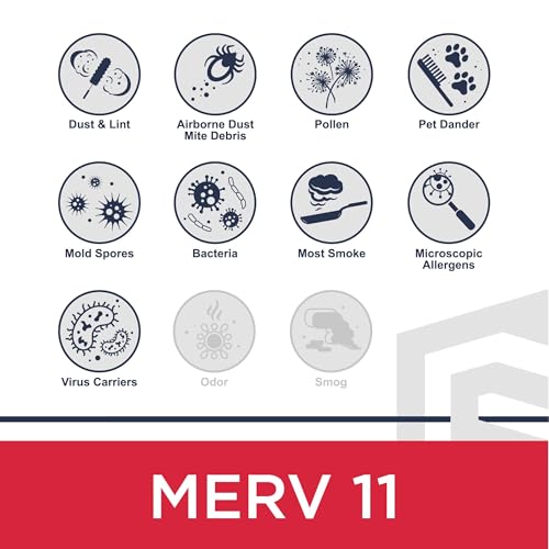 14x30x1 MERV 11 Pleated Filter 6 Pack 14" x 30" x 1"