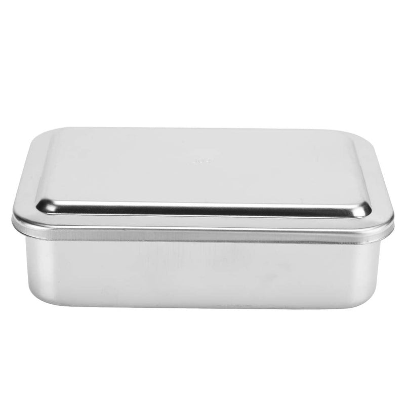 6 Inch Steriliser Container Cleaning Box Professional 304 Stainless Steel Rust Protection Storage Box for Instruments Reusable Cleaning Box with Lid