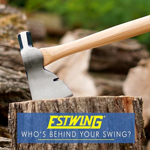 ESTWING Rigger's Axe, 16" Hammer and Axe Combo, MRWR Hickory Handle