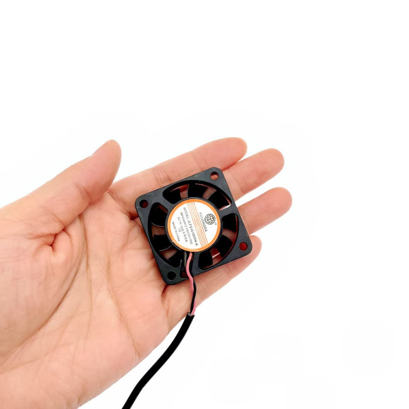 JZK 2pcs 40x40x10mm DC 5V USB Mini Cooling Fan with Wires, 4010 Small Quiet Cooling Fan 40mm, Sleeve Bearing USB Port Fan, 4cm Brushless DC Fan 5V