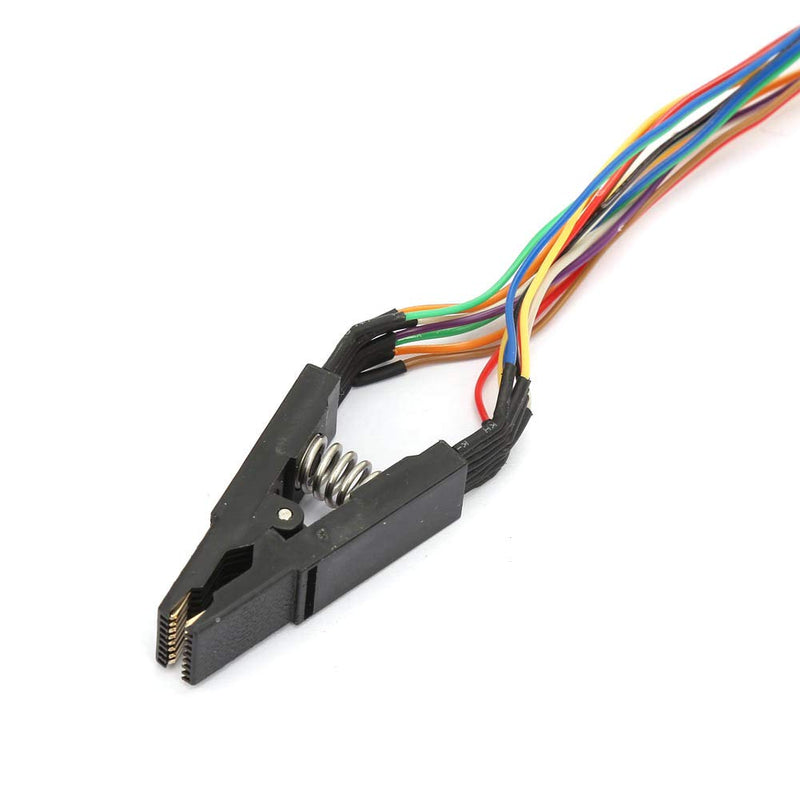 Programmer Testing Clip, SOP16 SOIC16 16 Pin IC Test Clamp SOP16 to DIP8 Flash Clip Connector
