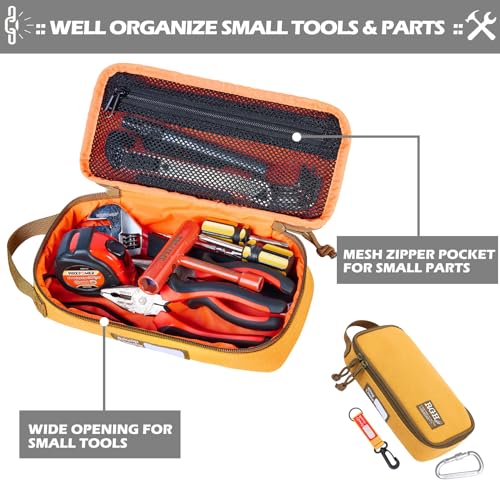 Rough Enough Small Tool Bag Portable Tool Box EDC Pouch Organizer with Handle