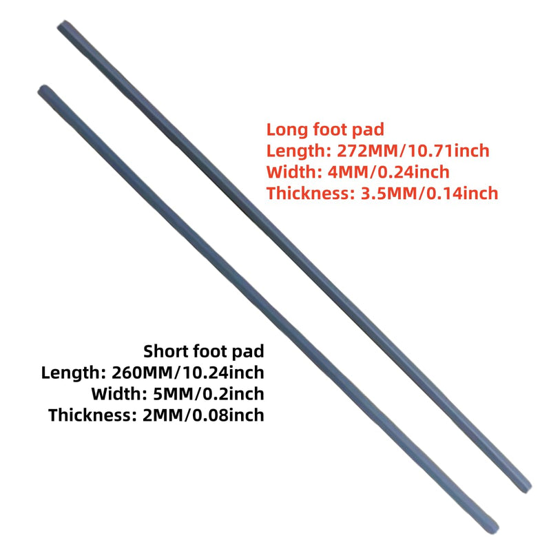 WATIPUNO Replacement Laptop Bottom Cover Rubber Feet Strips 2 Pcs Non-Slip Rubber Foot Compatible with HP Elitebook 830 730 835 735 G7 G8 Series