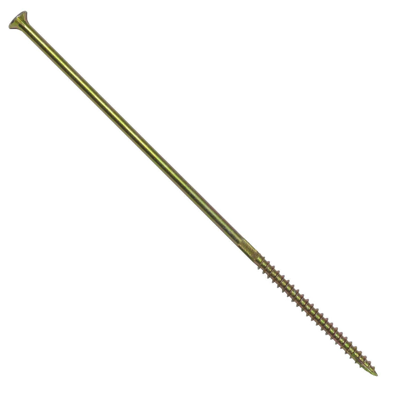 Jake Sales #14 x 8 Bronze Coated Multipurpose Wood Screw Torx/Star Drive Flat Head (1 Pound - 19 Approx. Screw Count) Exterior Coated - ACQ Compatible Wood Screws #14x8" 1 POUND ~19 Screw Count