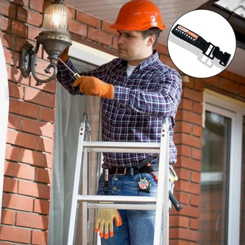 MELOTOUGH 1 PCS Padded Tool Belt with D ring for men construction Strong Durable Double Metal Roller Buckle + 1 PCS Work Glove Holder