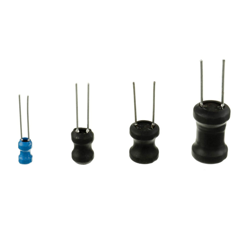 BOJACK 15 Values 160 Pieces Inductance 10 uH to 20 mH DIP Radial Power Choke Inductors Assortment