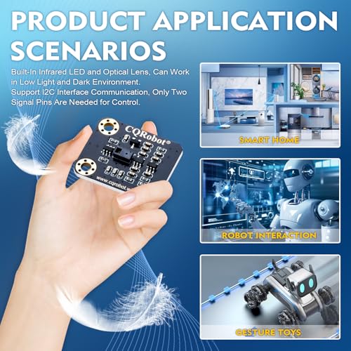 CQRobot PAJ7620U2 Gesture Recognition Sensor Recognises up to 9 Gestures