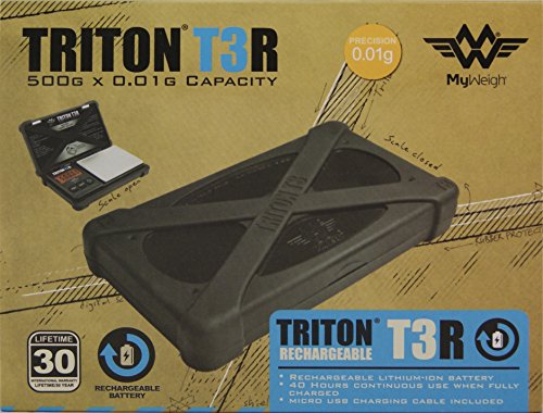 My Weigh Triton T3R 500g x 0.01g Rechargeable Pocket Scale