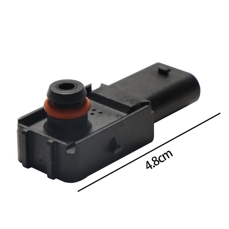 Vehicle Brake Vacuum Tube Pressure Sensor 5Q0906207 Accurate Pressure Monitoring Component 6.5 x 2 x 2 cm 10 g Net Weight