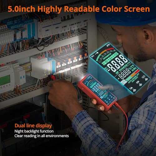 Clamp Meter 6000 Count - Smart Multimeter 6000 Count