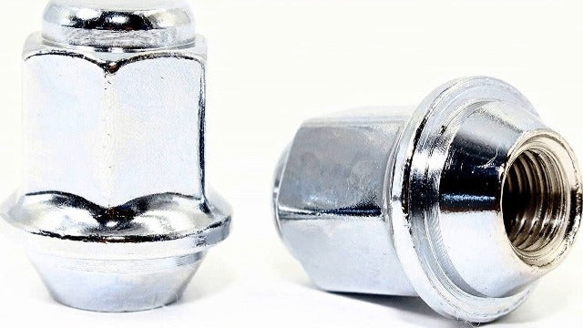 Set of 20 Veritek 12x1.5mm 13/16 21mm Hex 1.37 Inch 34.8mm Length Chrome OEM Factory Style Acorn Seat Lug Nuts for Hyundai Factory Wheels