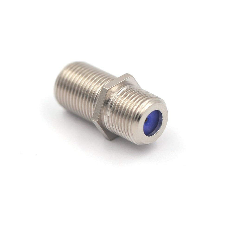 VCE Coaxial Cable Connector 6 Pcs with 3 Pcs Combined Format, 3GHz Coax Coupler for Coaxial Cable Extender, TV Cable Repair, Nickel Plated TV Cable Connector Kit