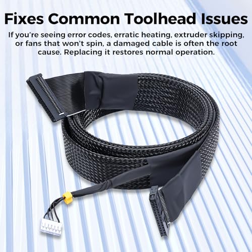 Creality Official Ender 3 V3 SE/KE Print Head Cable, Original Hotend Mainboard Connector Wire, High-Flex Flat Cable Toolhead Ribbon Cable for Creality Ender 3 V3 SE and Ender 3 V3 KE 3D Printers