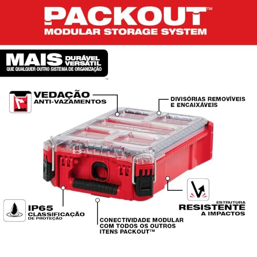 Milwaukee Electric Tool 48-22-8435 Pack out, 5 Compartment, Small Parts Organizer