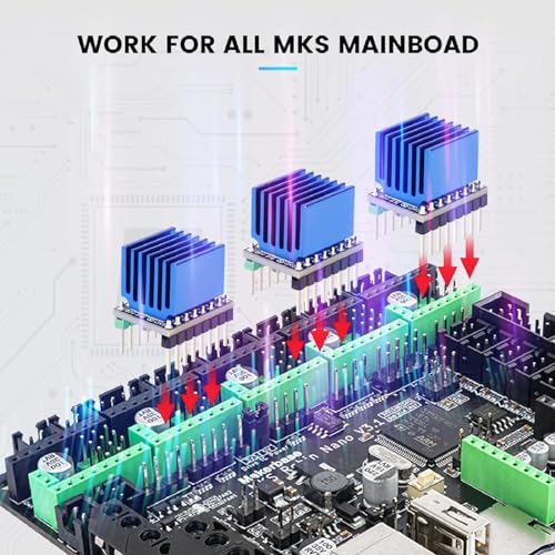 Stepper Motor StepStick 5 Pairs MKS TMC2209 Stepper Motor Driver Stepsticks for 3D Printer Accessories Ultra Silent Mute Silent Driver